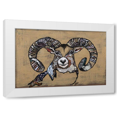 Serengeti Wildlife IV White Modern Wood Framed Art Print by Ritter, Gina