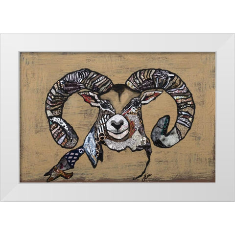Serengeti Wildlife IV White Modern Wood Framed Art Print by Ritter, Gina