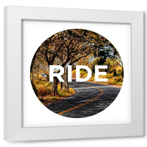 Active Type I White Modern Wood Framed Art Print by Nawrocke, Bruce