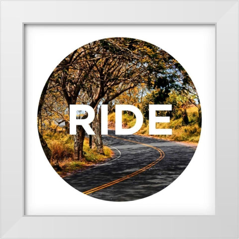 Active Type I White Modern Wood Framed Art Print by Nawrocke, Bruce