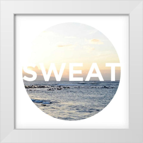 Active Type III White Modern Wood Framed Art Print by Nawrocke, Bruce