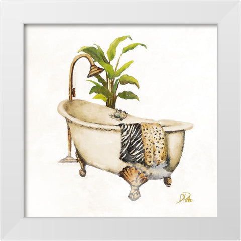 Le Tub I White Modern Wood Framed Art Print by Pinto, Patricia