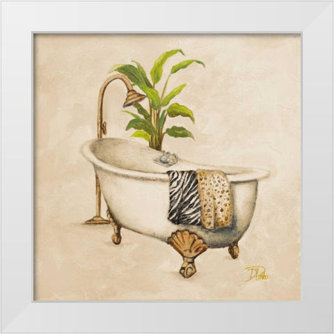 Le Tub I White Modern Wood Framed Art Print by Pinto, Patricia