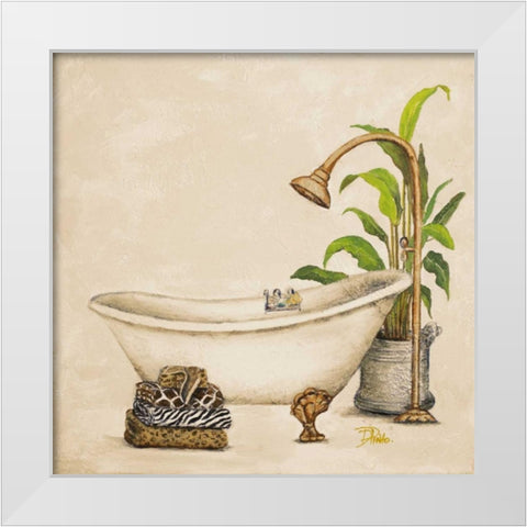 Le Tub II White Modern Wood Framed Art Print by Pinto, Patricia