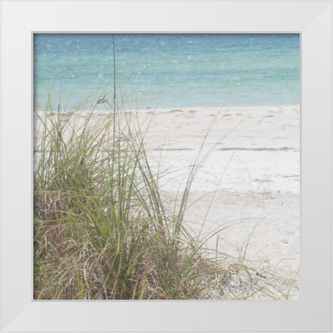 Ocean Air I White Modern Wood Framed Art Print by Bryant, Susan