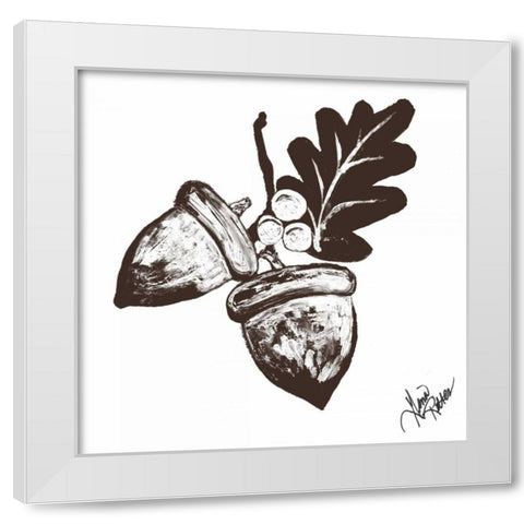 Rustic Birch Trail Accent III White Modern Wood Framed Art Print by Ritter, Gina