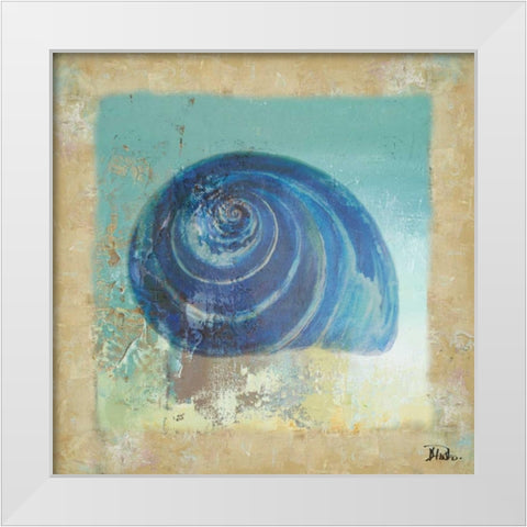 Fusion of the Sea II White Modern Wood Framed Art Print by Pinto, Patricia