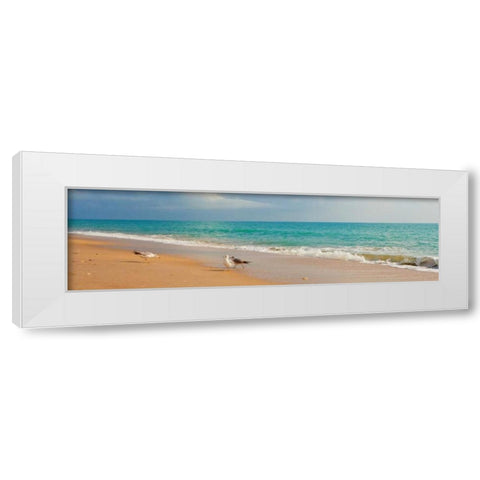 Island Memories I White Modern Wood Framed Art Print by Bryant, Susan