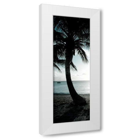 Cool Bimini Palm II White Modern Wood Framed Art Print by Bryant, Susan