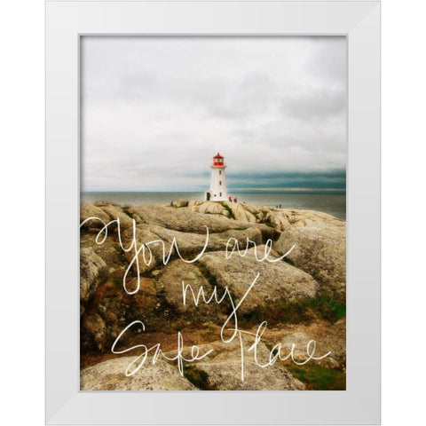 Safe Place White Modern Wood Framed Art Print by Bryant, Susan