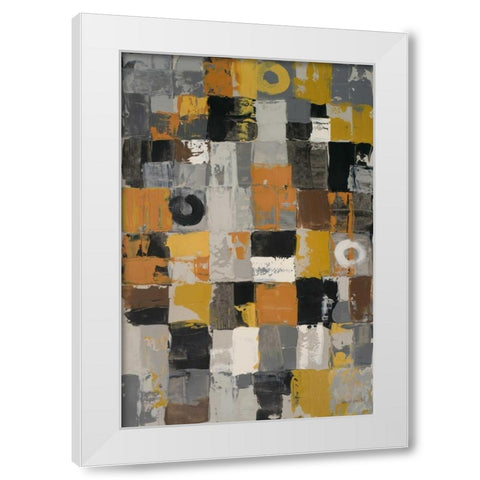 Mid-Town I White Modern Wood Framed Art Print by Loreth, Lanie