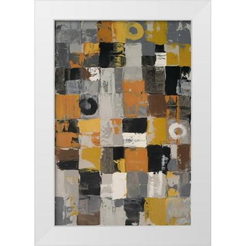 Mid-Town I White Modern Wood Framed Art Print by Loreth, Lanie