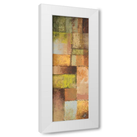 Autumn Mixtures I White Modern Wood Framed Art Print by Marcon, Michael