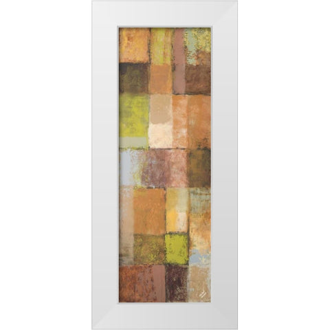Autumn Mixtures II White Modern Wood Framed Art Print by Marcon, Michael