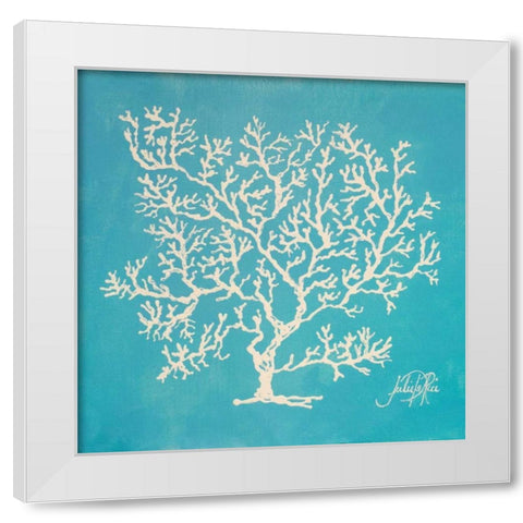 White Coral II White Modern Wood Framed Art Print by DeRice, Julie