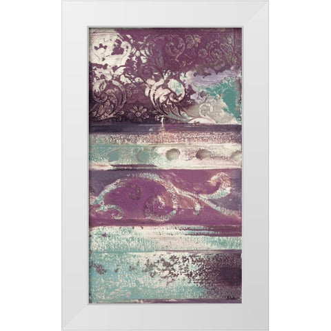 Radiant Sophistication I White Modern Wood Framed Art Print by Pinto, Patricia