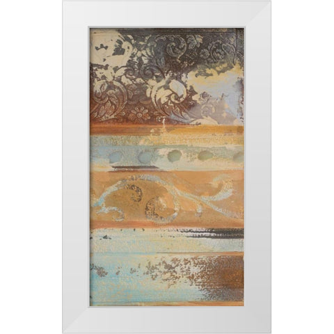 Antique Sophistication I White Modern Wood Framed Art Print by Pinto, Patricia