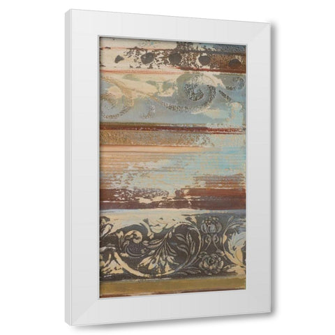 Antique Sophistication II White Modern Wood Framed Art Print by Pinto, Patricia