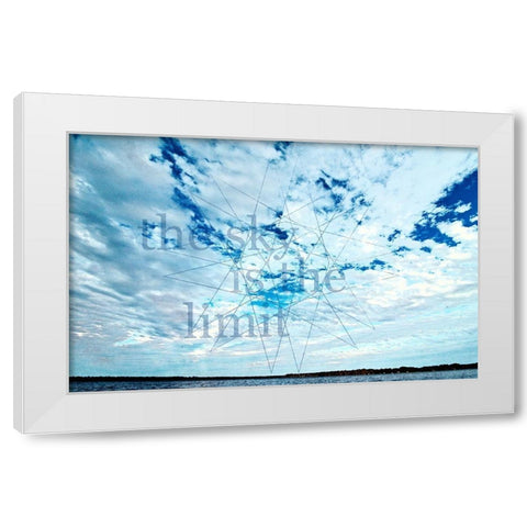 The Sky is the LImit White Modern Wood Framed Art Print by Nawrocke, Bruce