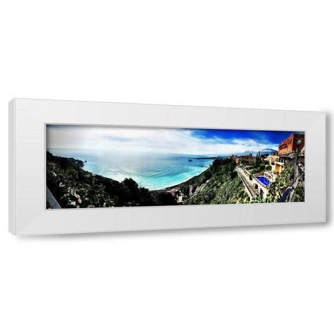 Coastal Vacation White Modern Wood Framed Art Print by Acosta