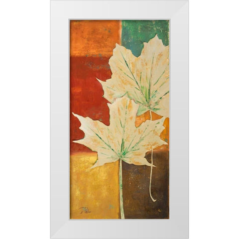 Fall in Love I White Modern Wood Framed Art Print by Pinto, Patricia