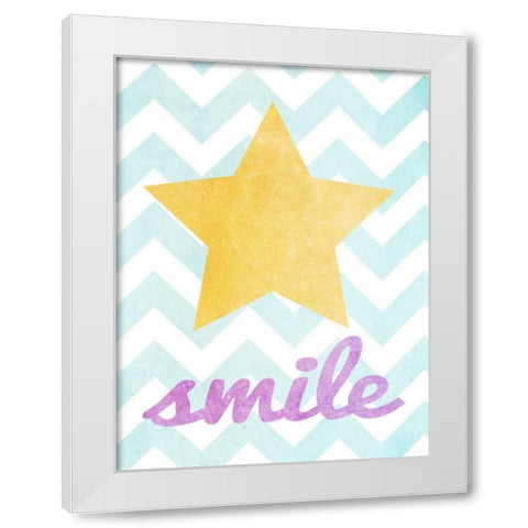 Stars and Hearts I White Modern Wood Framed Art Print by Studio, Sd Graphics