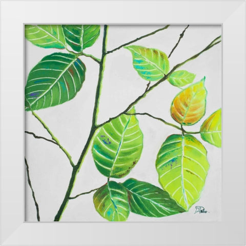 End of Summer I White Modern Wood Framed Art Print by Pinto, Patricia