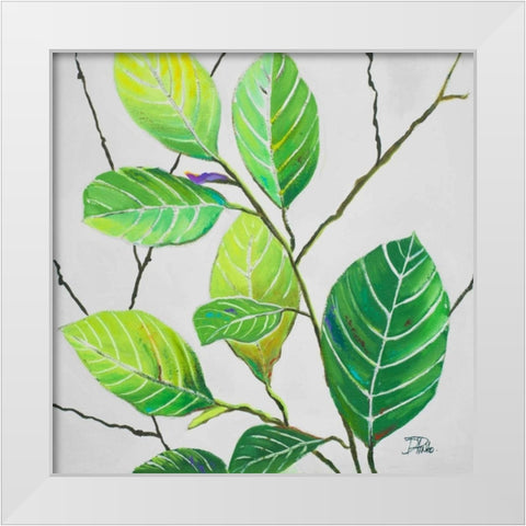 End of Summer II White Modern Wood Framed Art Print by Pinto, Patricia