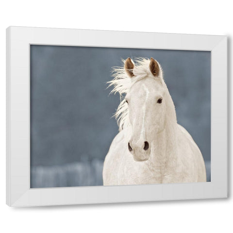 The Lucky One White Modern Wood Framed Art Print by Walker, Carol