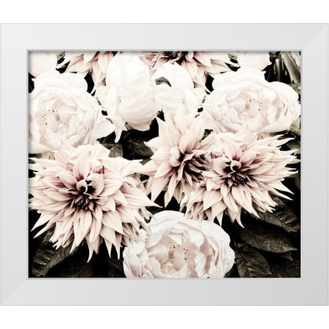 White Washed Garden White Modern Wood Framed Art Print by Navas, Emily
