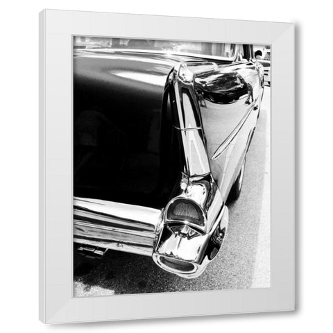 Night Rider IV White Modern Wood Framed Art Print by Bryant, Susan