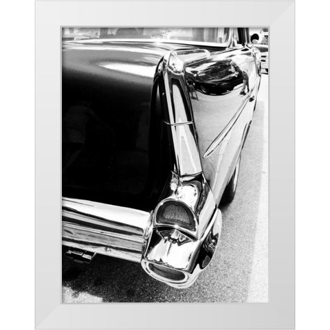 Night Rider IV White Modern Wood Framed Art Print by Bryant, Susan