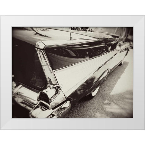 Night Rider II White Modern Wood Framed Art Print by Bryant, Susan
