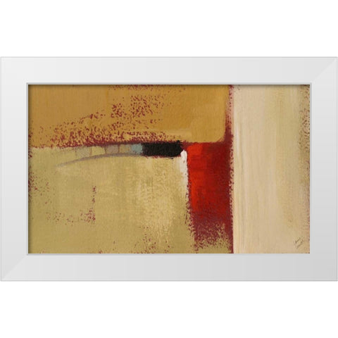 Discovery II White Modern Wood Framed Art Print by Loreth, Lanie