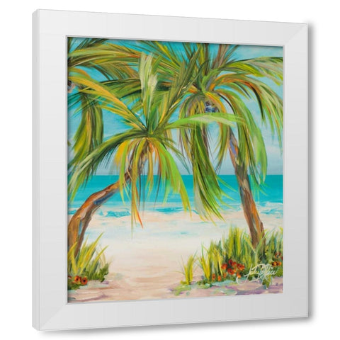 Away From it All II White Modern Wood Framed Art Print by DeRice, Julie