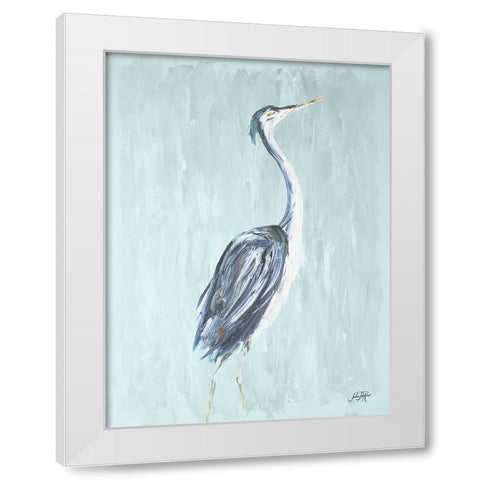 Among the Blue II White Modern Wood Framed Art Print by DeRice, Julie