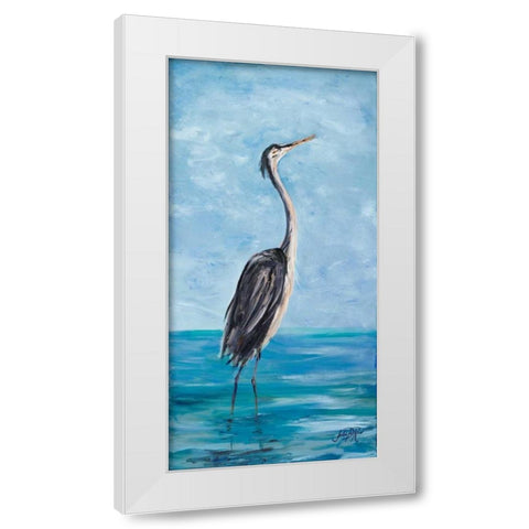 Among the Water II White Modern Wood Framed Art Print by DeRice, Julie
