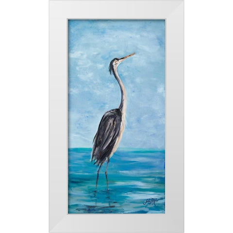 Among the Water II White Modern Wood Framed Art Print by DeRice, Julie