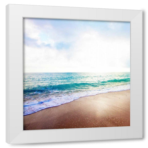 Golden Sands II White Modern Wood Framed Art Print by Bryant, Susan