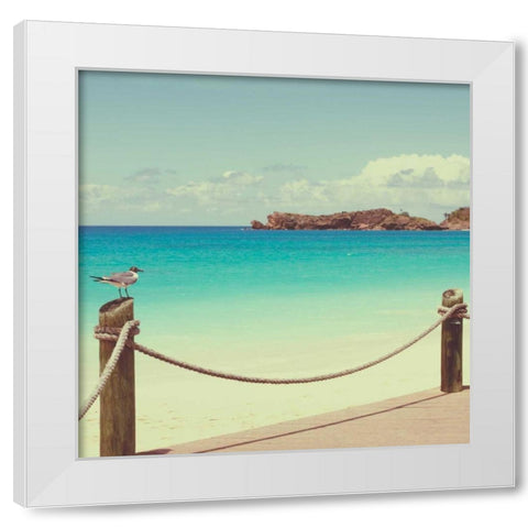 On Deck II White Modern Wood Framed Art Print by Bryant, Susan