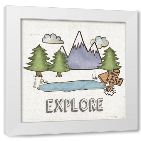 Explore White Modern Wood Framed Art Print by Medley, Elizabeth