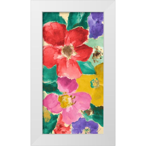 Spring Sonata I White Modern Wood Framed Art Print by Loreth, Lanie