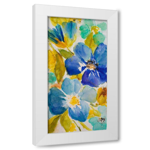 Summer Sonata II White Modern Wood Framed Art Print by Loreth, Lanie