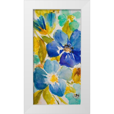 Summer Sonata II White Modern Wood Framed Art Print by Loreth, Lanie