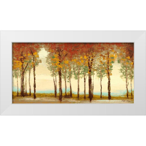 Forest Panel White Modern Wood Framed Art Print by Marcon, Michael