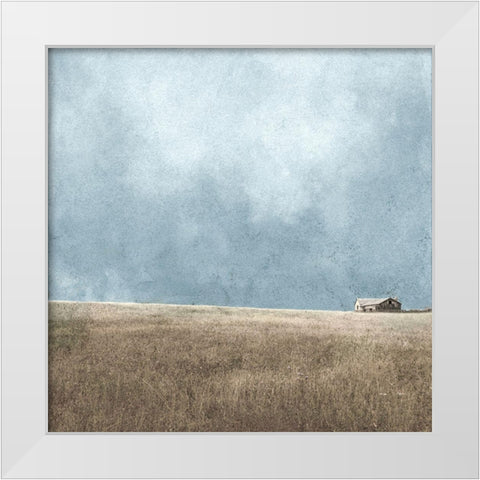 After the Storm Blue Sky White Modern Wood Framed Art Print by Mabat, Ynon