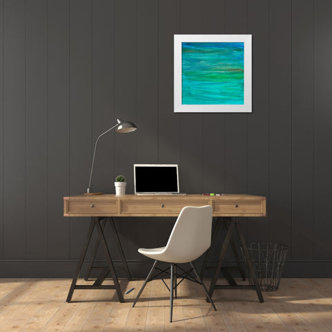 The Wind in your Sail White Modern Wood Framed Art Print by Maria, Robin