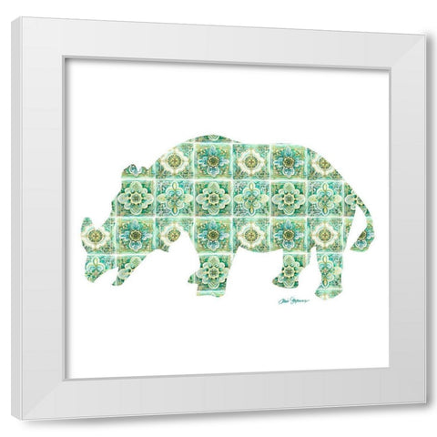 French Wild II White Modern Wood Framed Art Print by Gaynor, Janice