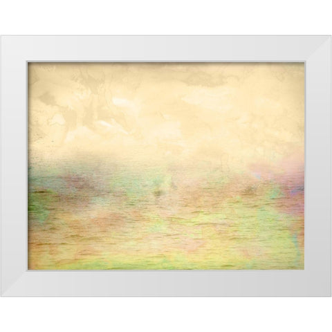 Misty Ocean I White Modern Wood Framed Art Print by Mabat, Ynon