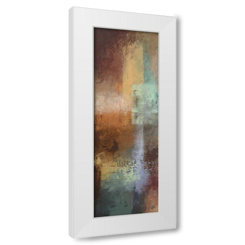 Escape into Abstraction Panel II White Modern Wood Framed Art Print by Marcon, Michael